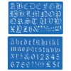 Major Brushes Artist Old English Style Alphabet 30mm Writing &