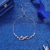 KRFY Bracelet 925 Sterling Silver Infinity Bracelet for Women Girls
