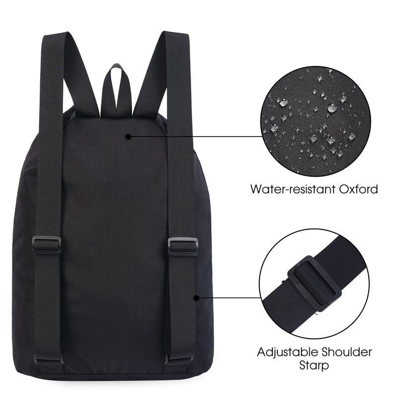 WANDF Swim Bag Mesh Drawstring Backpack Beach Backpack for Swimming,