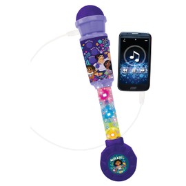 Lexibook MIC90EN Encanto, Microphone for Children, Musical Toy Game, Built-in Speaker, Light Effects, Aux-in Cable Plug, Purple, One Size