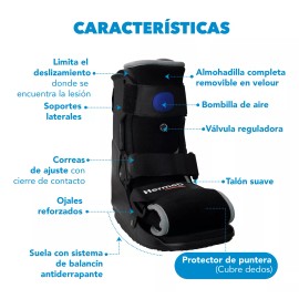 Hermed Bota Walker Neumática Corta Mediana