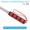 PATIKIL 5.2 Feet Telescopic Handheld Flagpoles, 2Pcs Non-Slip Sponge Handle