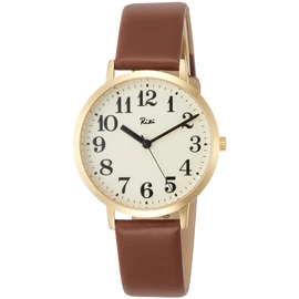 Seiko AKPK427 Standard Wristwatch, Brown, Dial Color - Beige, Quartz Standard Design Watch
