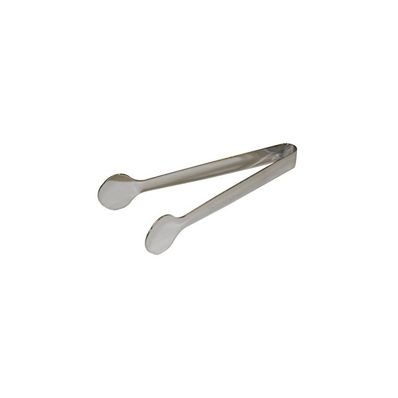 Tanabe Hardware T=One Flat Condiment Tongs, Small, Silver 2297