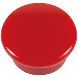 Westcott E-10802 00 Holding Magnets 15 mm Round Red Pack of 10 Small