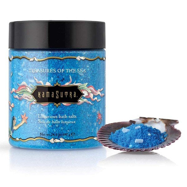Kama Sutra Treasures of The Sea Ocean Blu 24.5 oz with Skin Softening and Nourishing Minerals