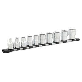 Tone Socket Set (Hexagonal with Holder) HS410 Insertion Angle 1/2 inch (12.7 mm) Insertion 10 Pieces