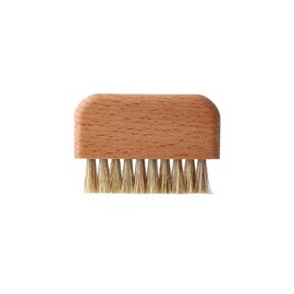 Wooden Nail Brush, Natural Beech Wood Bristle Nail Brush Non-Slip Fingernail Hand Scrub Brush Nails and Toes Cleaning Tools Accessories