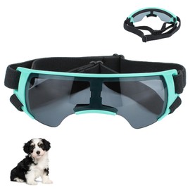 Sunglasses for Small Dogs, Eye Protection Glasses, Wind Protection Glasses, UV Protection Dog Sunglasses, Anti-Fog, Dog Glasses for Pets, for Motorcycle, Dog Bicycle Basket, Convertible (Blue)