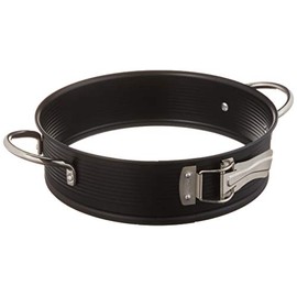 Zenker Handle-It Glass Bottom and Non-Stick Springform Pan, 9-Inch, Gray