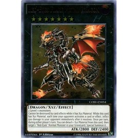 YU-GI-OH! - Red-Eyes Flare Metal Dragon (CORE-EN054) - Clash of Rebellions - 1st Edition - Ultimate Rare