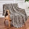 Edenleaf Leopard Print Blanket Fleece Throw Blanket for Bed Sofa