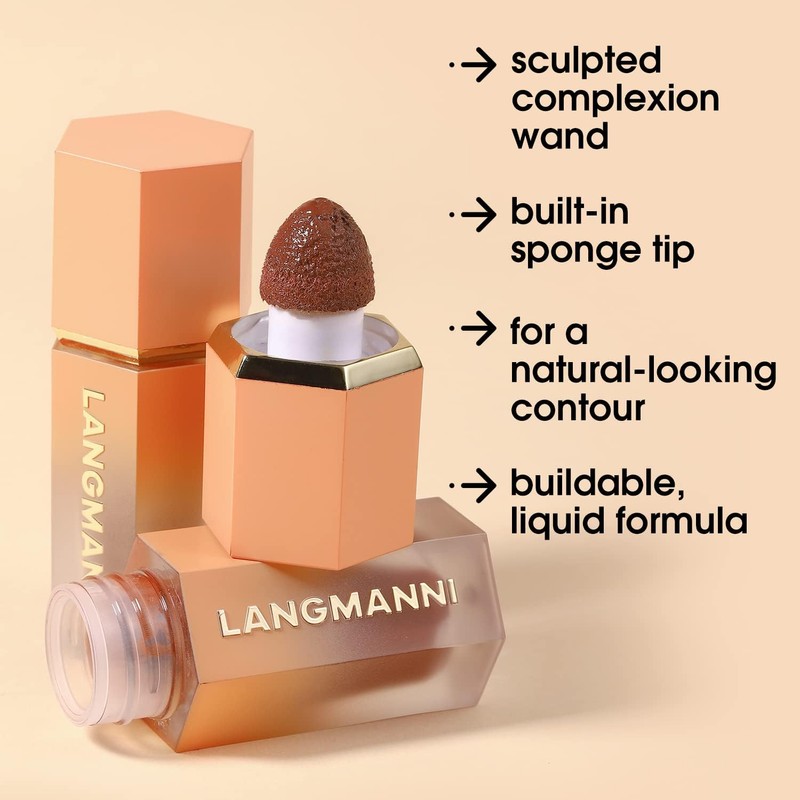 Liquid Contour Stick -Built-in Sponge Tip Sculpted Complexion Wall Contour