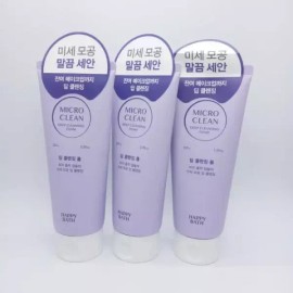Happybath 해피바스 마이크로 클린 딥 클렌징 폼 150ml x 3개 Happy Bath Micro Clean Deep Cleansing Foam 150ml x 3 [Deep Cleansing Foam 150ml x 3 pieces]