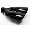 Dual Exhaust Tip 3.00" Inlet Dual 4.00 X 12.00 Long