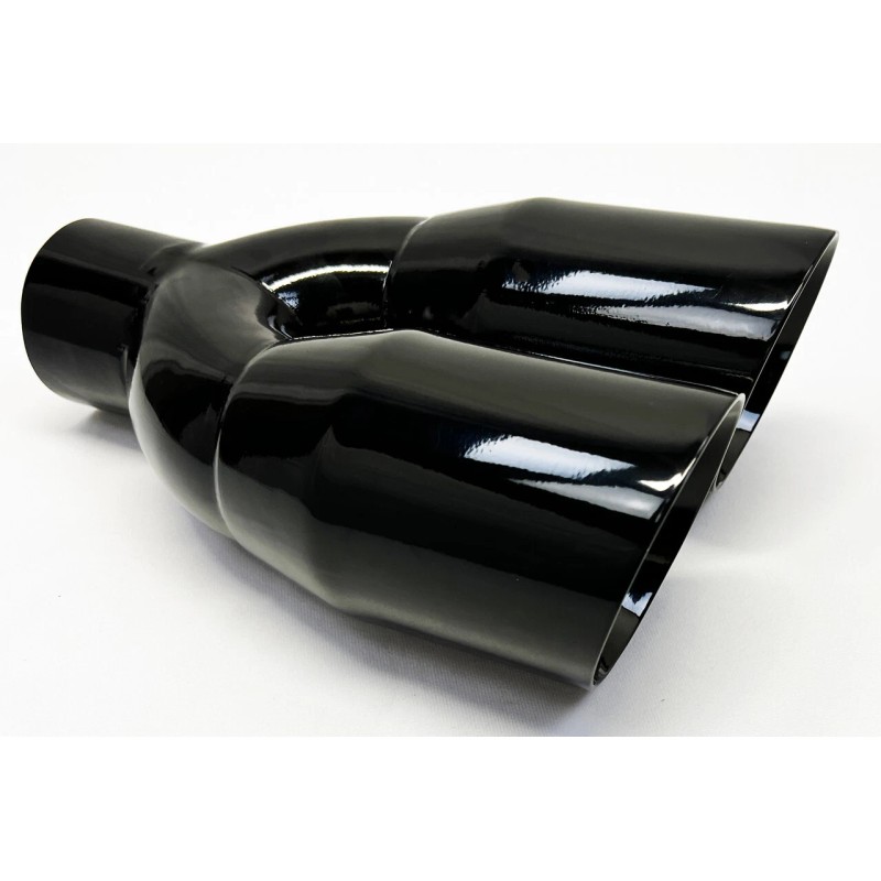 Dual Exhaust Tip 3.00" Inlet Dual 4.00 X 12.00 Long
