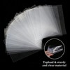 Klmnop Jumbo Card Sleeves 5.6" x 7.5", 4 Mil, 200