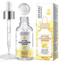 Collagen Serum für Gesicht - Lift, Firm & Smooth Fine Lines│collagen serum Deeply Hydrate & Rejuvenate│Pflegt, erhellt und repariert Ihre Haut wirksam│Kollagen Serum with Niacinamide&Ceramide - 30ml