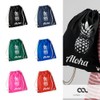 Gym Bag Hipster Bag Aloha Pineapple Jute Bag String Bag