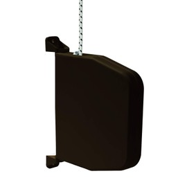 Selve Mini Winder Surface-Mounted Pivoting with 5 m Cord 4.5 mm Thickness (Including Roller Shutter Cord, Brown)