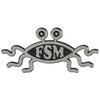 FSM Flying Spaghetti Monster Plastic Auto Emblem - [Silver][5 1/2''