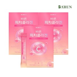 건강한약속바른 바른 저분자 피쉬 피치콜라겐 펩타이드 840mg 90포(3개월분) / Healthy Promise Right Low Molecular Fish Peach Collagen Peptide 840mg 90 Packs (3 Month Supply)
