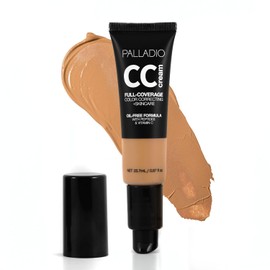 Palladio Crema CC de Corrección de Color de Cobertura Completa sin Aceite con Péptidos, Rich 50N                                                      