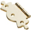 Merriway® BH01756 (4 Pcs) EB Butterfly Decorative Box Hinges, Brass