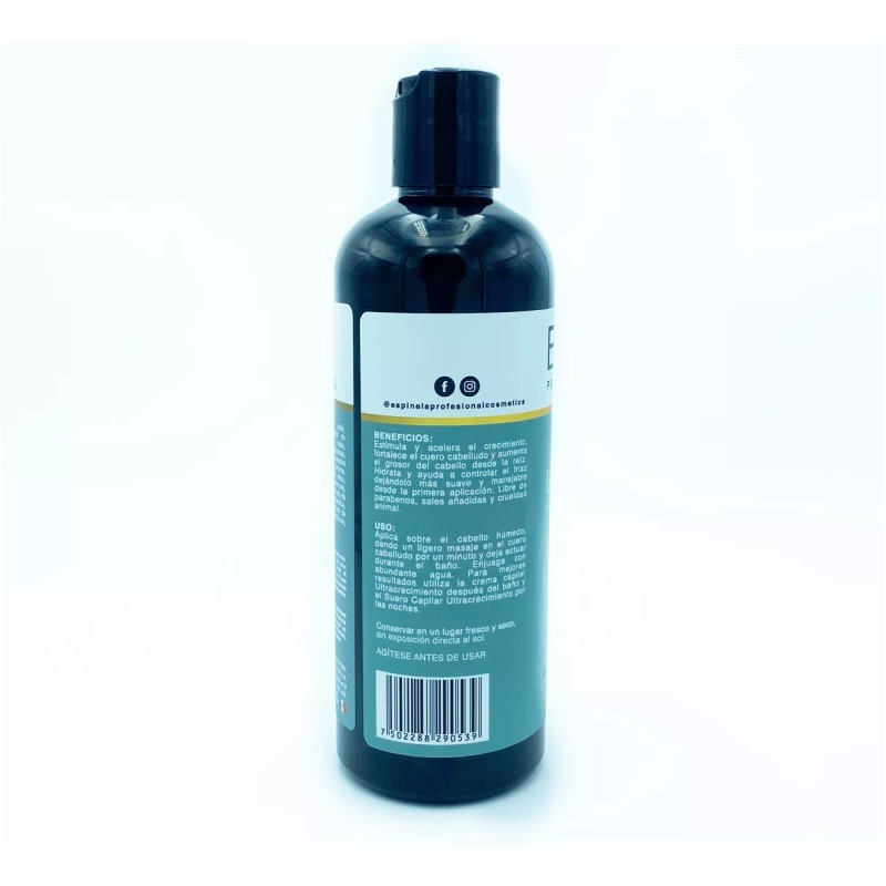 Espinela Shampoo Ultracrecimiento Con Bergamota Espinela