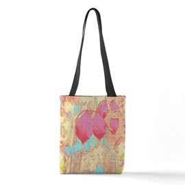 CafePress Leaf Impressions 13"x13" Reusable Grocery Shopping Sling Tote Bag