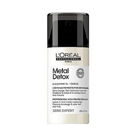L'OrÃ©al Professionnel Metal Detox Anti-Metal High Protection Cream, Leave-In Treatment for Damaged Hair, Hydrates, Protects from Heat Styling, Helps Preserve Colour, Serie Expert, 100 ml