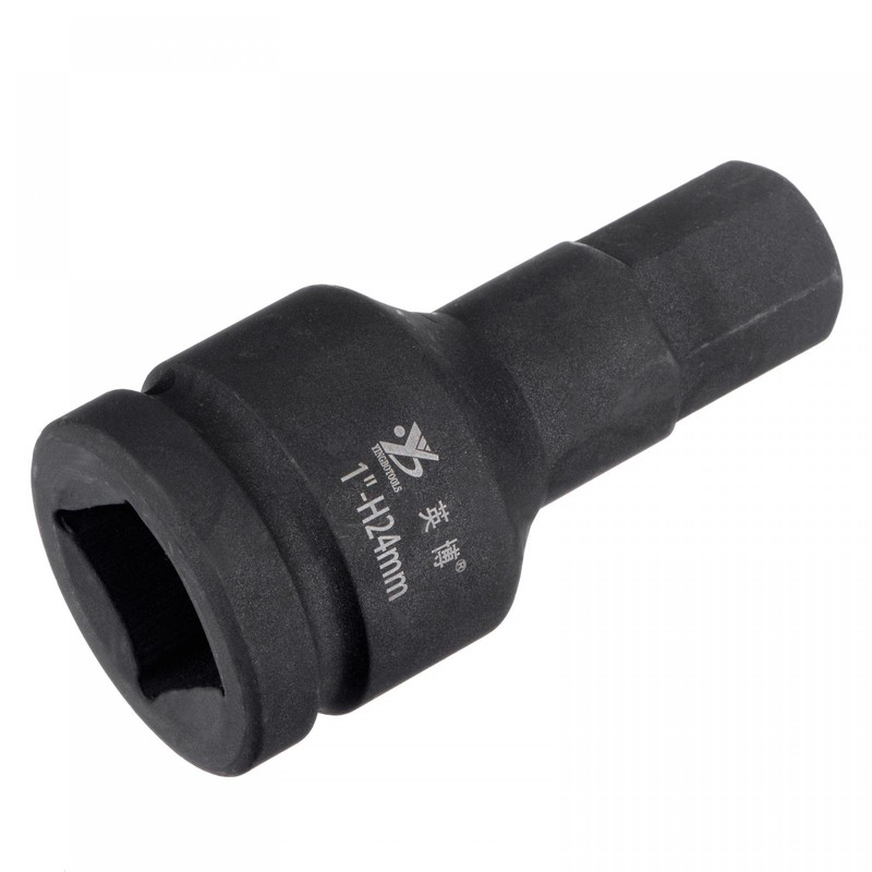 sourcing map 24mm Impact Hex Bit Socket, 1" Drive 105mm