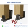 TSMST Adjustable Floor Guide Wall/Door Bottom Guide Sliding Barn Door
