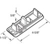 Prime-Line N 6560 Stamped Steel, Adjustable, Closet Door, Floor Guide
