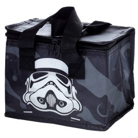 Puckator Cool Lunch Bag Black The Original Stormtrooper Design Out of Rec. Plastic Bottles - Insulated Lunch Bag for Women Men Children - Lunch Box Bag for Work & School - Beach Picnic Accessories