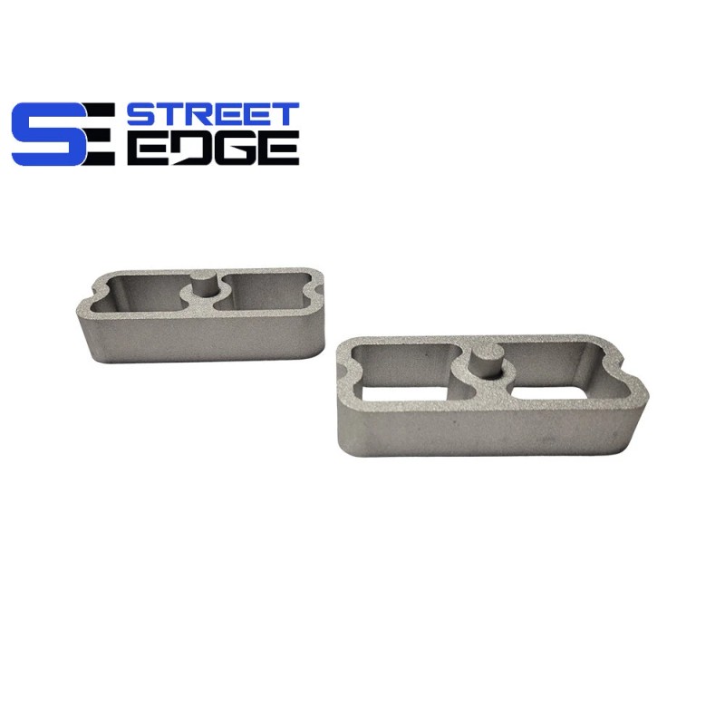 Street Edge 1" Extruded Aluminum Lowering Blocks for 86-94 Mazda