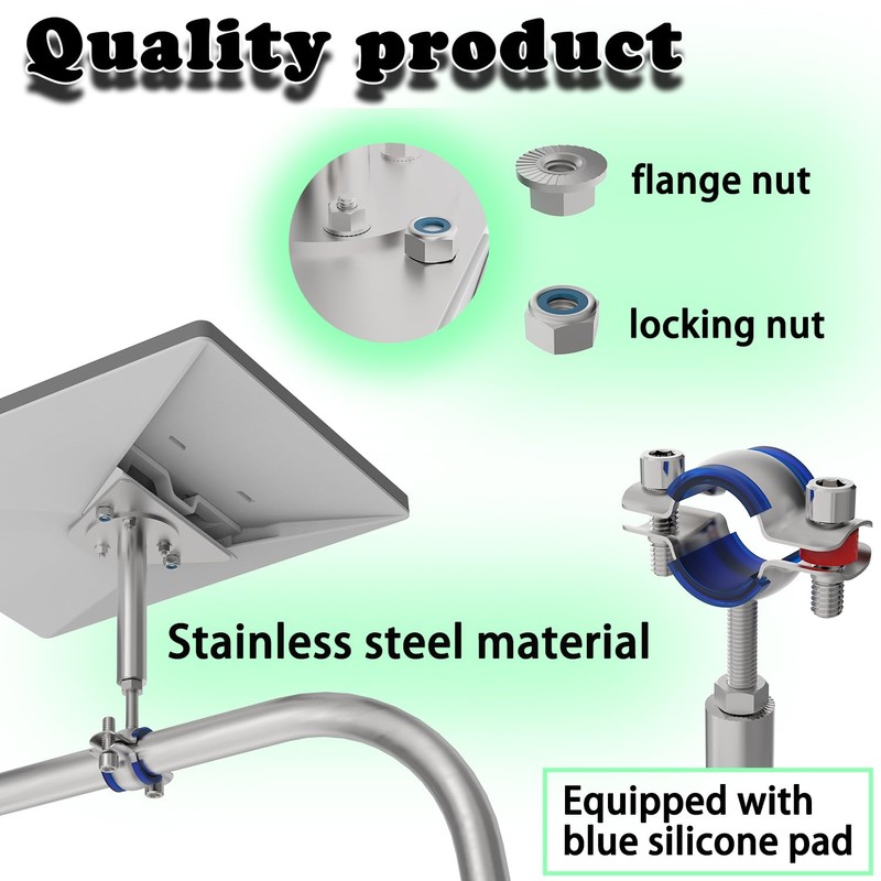 Starlink Mini RV Ladder Mount - Perfect for 1 inch