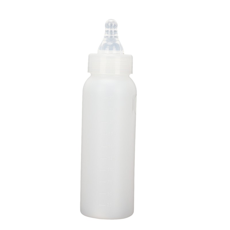 10pcs Small Animal Feeding Bottle Soft Silicone Nipple Thickened Pet