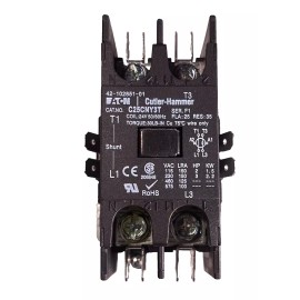 EATON CUTLER HAMMER C25CNY3T CONTACTOR 1P W/SHUNT FLA 25 RUUD 42-102851-01 OEM