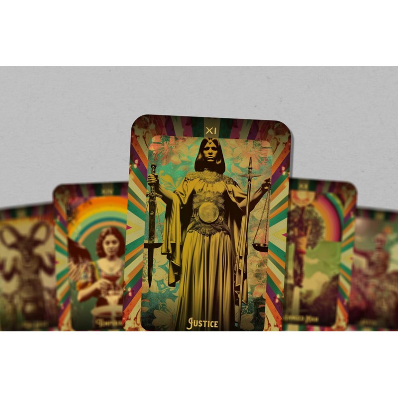 The Cosmic Hippie Tarot - 78 Cards - Tarot -