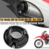 Canitu Exhaust Tip,Motorcycle Billet Aluminum Power Tip with Spark Arrestor