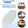 bonbo Bonbo 4-Pack 2472-828 Oval Gray Spa Pillow for Jacuzzi