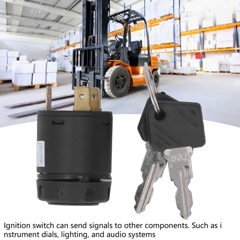 Forklift Ignition Switch Key Stainless Steel 7915492618 Ignition Key for