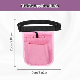 Nurse Bag, Work Bag, Women's Belt Bag, Work, Nurse Belt Bag, Adjustable Waist Belt with Multiple Compartments, for Scissors Care Set ASIN B0F23WX8NK