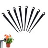 QIUMING 100 Stück Micro Drip System Pipe Holders Drip Irrigation