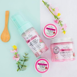 Bella & Bear Sweet 'n' Sassy Vegan Watermelon Lip Butter, 0.6 oz