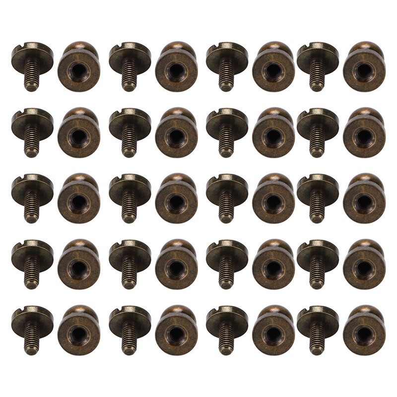 20set Brass Rivets Bronze Wear Resistance Luggage Hardware Accessories for