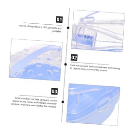 Beavorty Hamster Cage Travel Tote Bag Hamster Carrier Backpack for Travel Hamster Water Bottle Small Carrier Cage Suitcase Hamster Travel Cage Take Squirrel Cage Pp