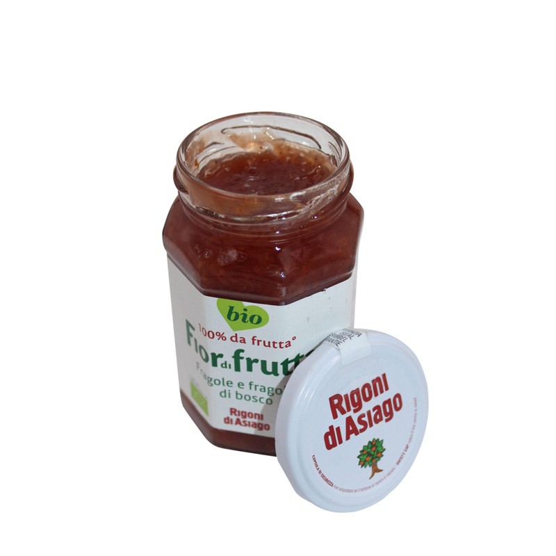 Rigoni di Asiago Fiordifrutta Organic Fruit Spread, Strawberry, 250 g,
