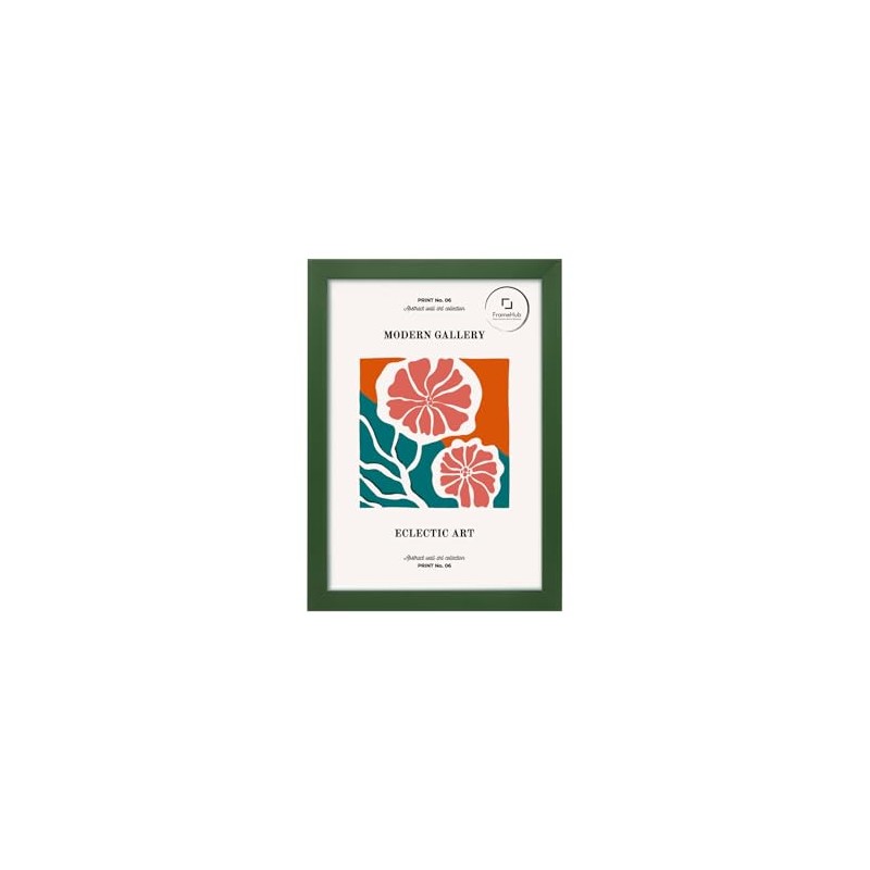 Green A4 size Rainbow Colour Picture Frame